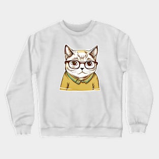Office cat Crewneck Sweatshirt